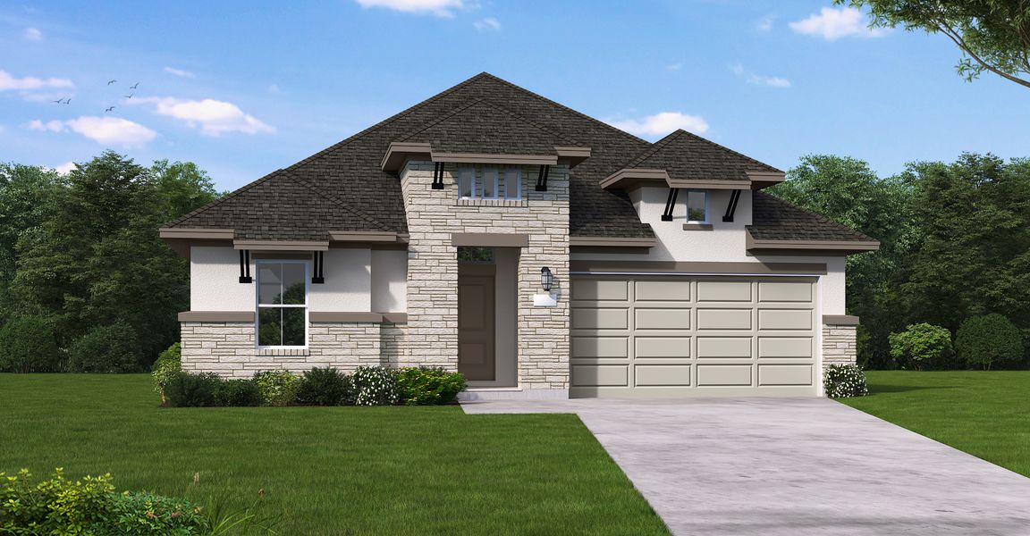 New construction Single-Family house Somerset (2315-CV-40), 1026 Texas Ash Lane, Georgetown, TX 78628 - photo