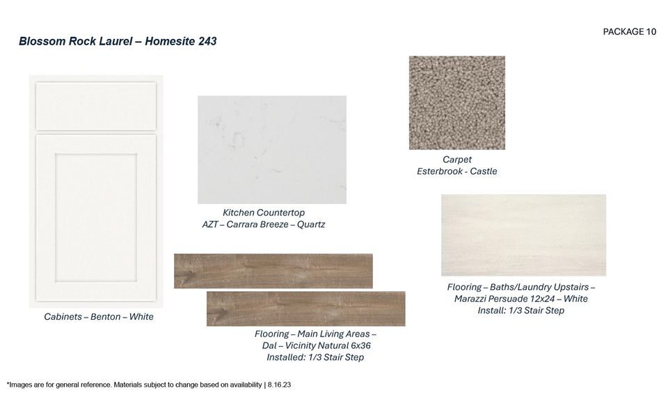 Homesite 243 Design Selections