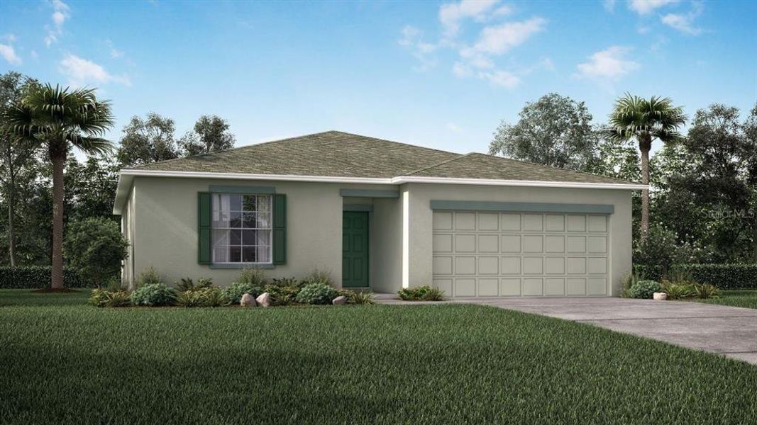 New construction Single-Family house 1417 Kissimmee Drive, Poinciana, FL 34759 The Oak- photo
