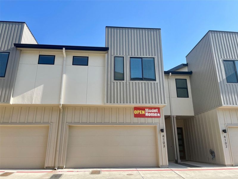 Modern Exterior with stucco and hardie