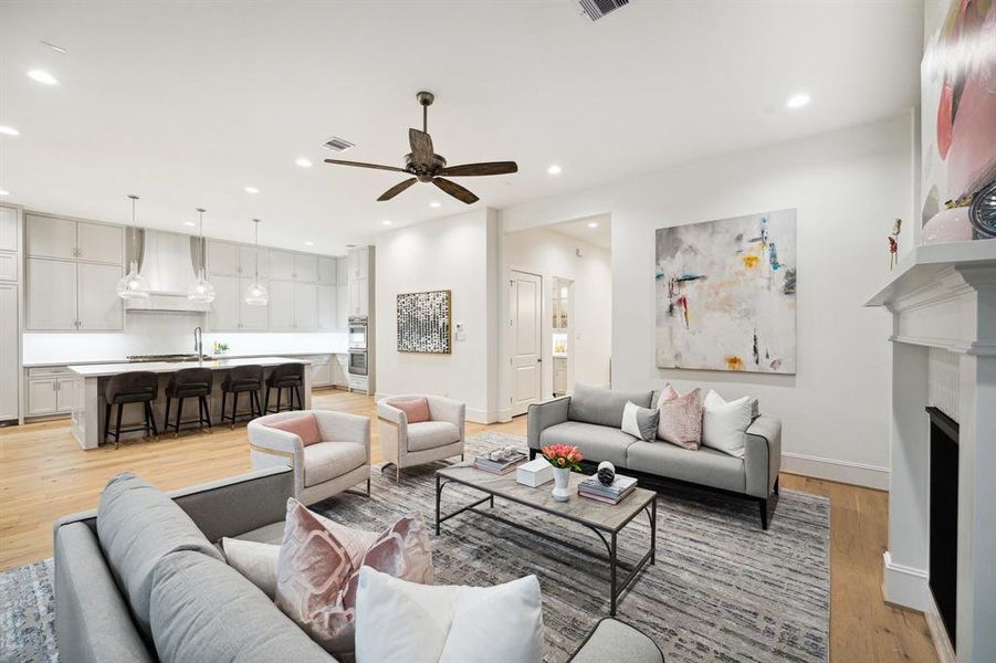 Another view of the Family Room, great open floor plan.