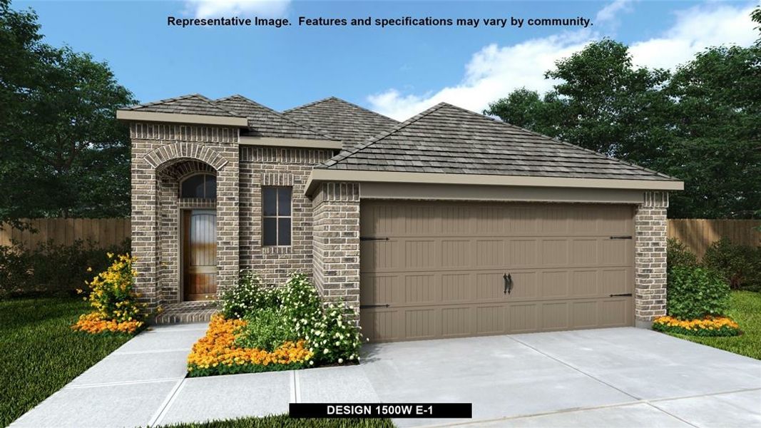 New construction Single-Family house Design 1500W, 309 Langhorne Bend, Liberty Hill, TX 78642 - photo