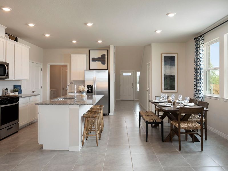 Easily entertain family and friends with this open-concept floorplan.