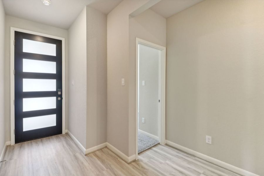 Entry in the Callaghan floorplan at a Meritage Homes community.