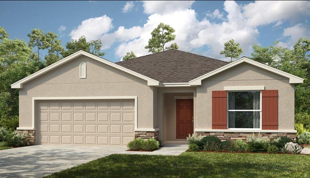 New construction Single-Family house 9611 Rampart Road, Leesburg, FL 34788 Cypress- photo