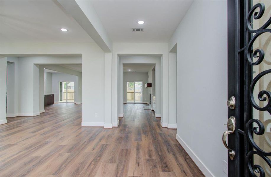 Enjoy the elegance of the floors in this generously sized property