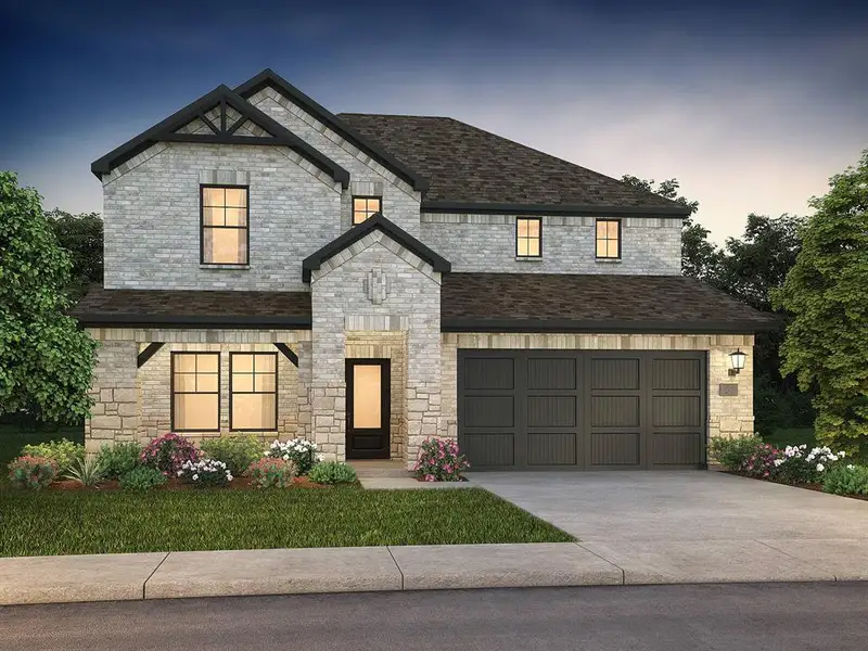 New construction Single-Family house 1286 Magnolia Place, Lavon, TX 75166 The Bexar- photo
