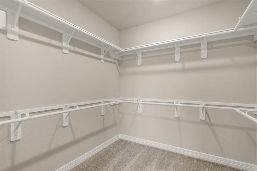 A view of your primary walk-in closet.
