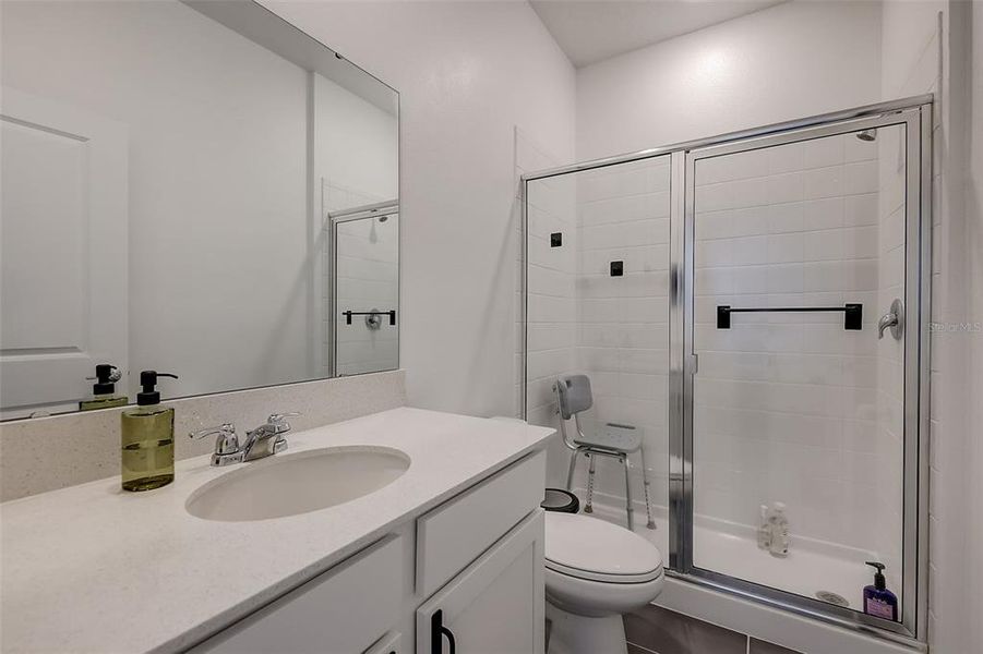 Bathroom in 1br/1ba attached Home