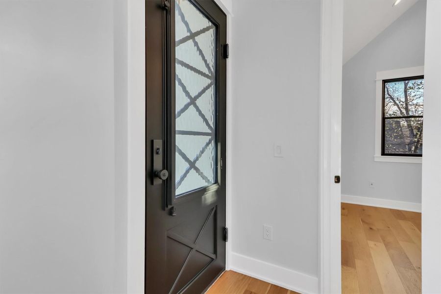 Custom metal doors for all exterior doors