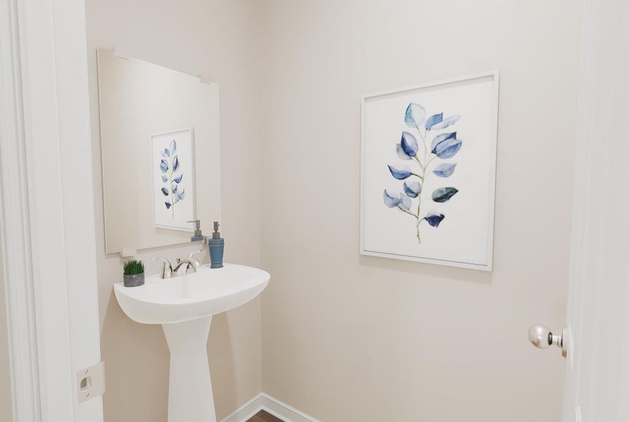 Powder Room - Acadia - Pintail Commons at Johnstown Village by Landsea Homes