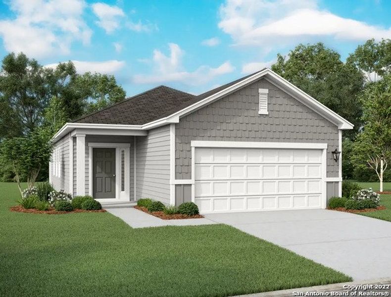 New construction Single-Family house 3234 Golden Dandelion, San Antonio, TX 78222 Odyssey- photo