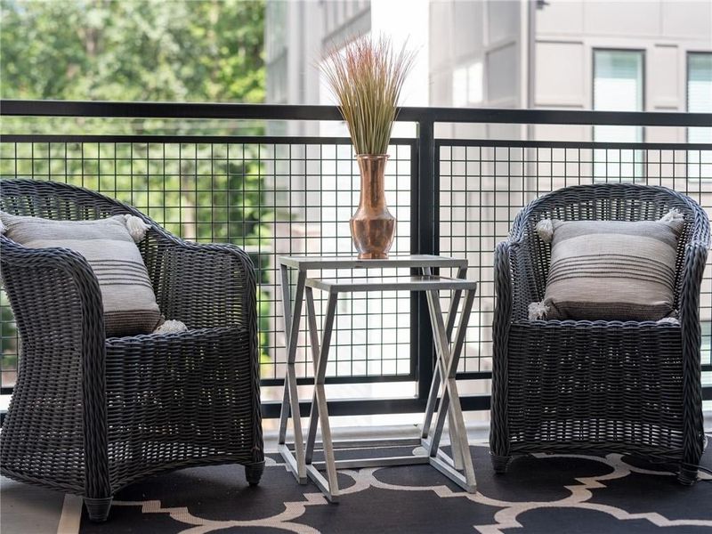 Enjoy quiet moments on your covered patio