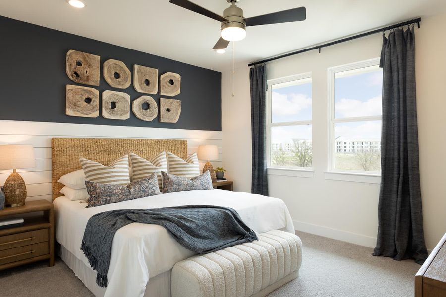 Primary Bedroom | Ellie at Avery Centre in Round Rock, TX by Landsea Homes