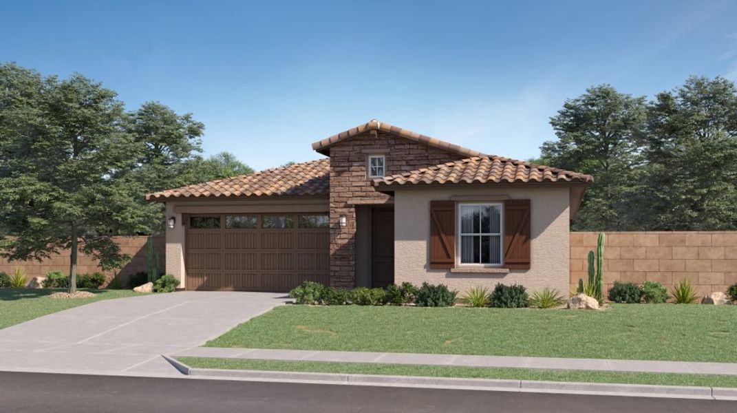 New construction Single-Family house 8035 E Pratt Ave, Mesa, AZ 85212 Sage- photo