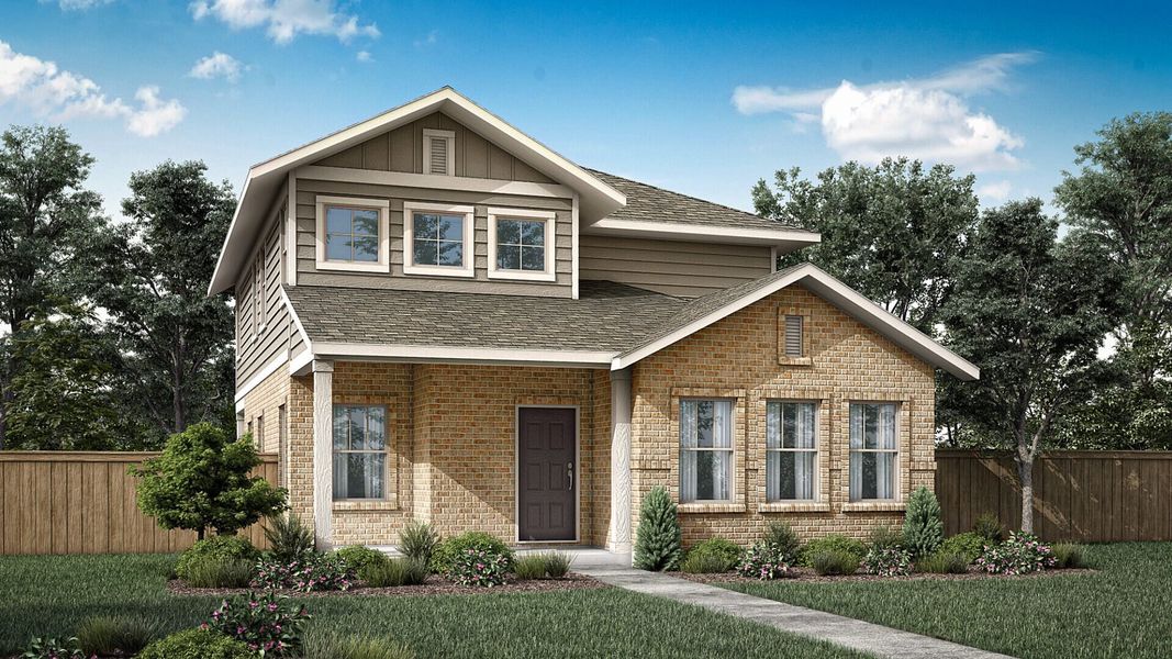 New construction Single-Family house The Eastland, 8169 Daisy Cutter Crossing, Georgetown, TX 78626 - photo