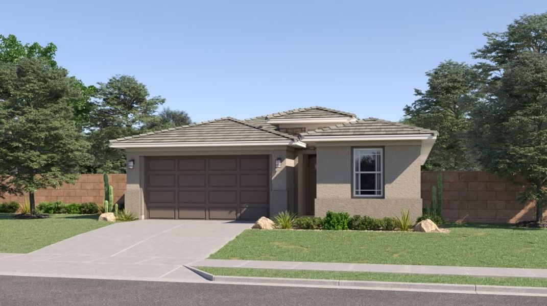 New construction Single-Family house 36370 W Leonessa Ave, Maricopa, AZ 85138 Latitude Plan 3580- photo