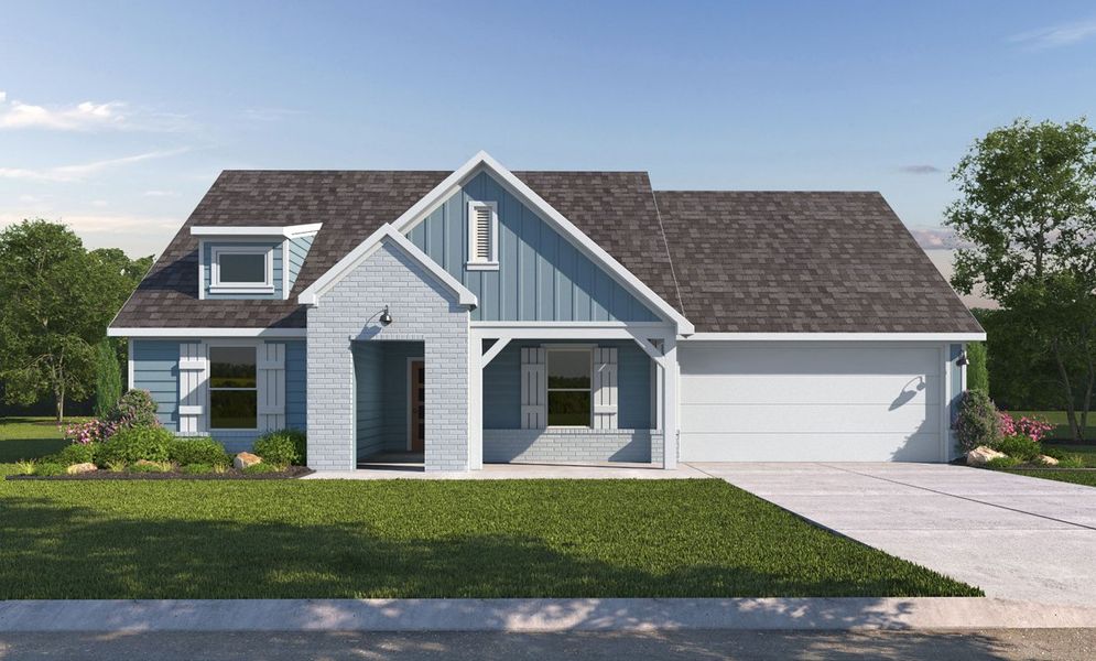 New construction Single-Family house Garland, 3211 Wickfield Pass Lane, League City, TX 77539 - photo
