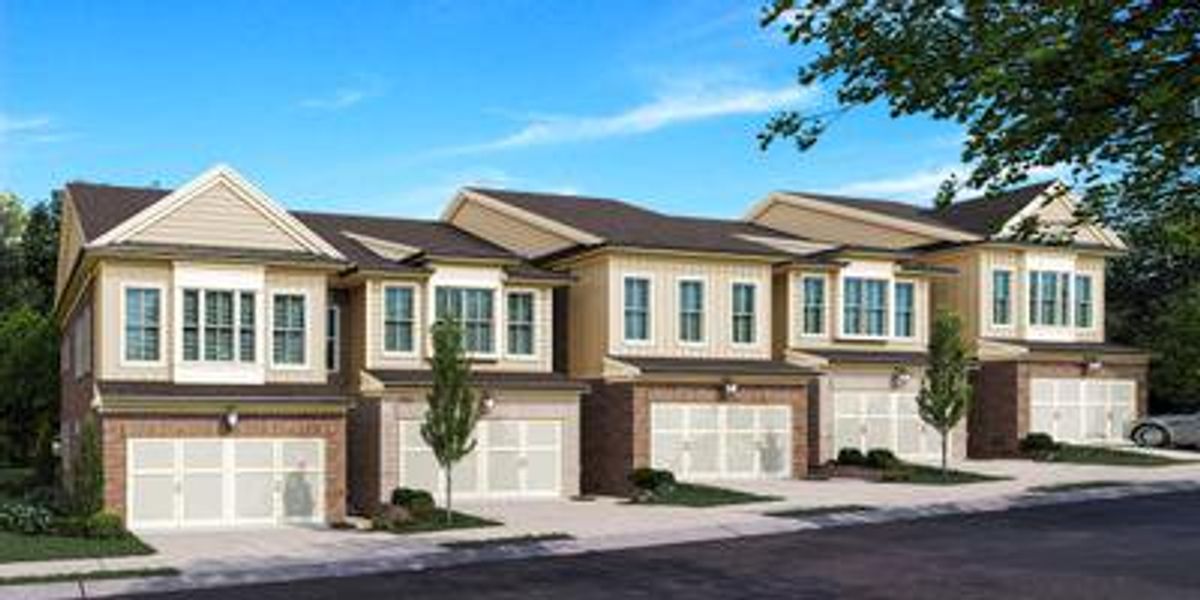 New construction Townhouse house The Brittany, 570 Veterans Memorial Boulevard, Cumming, GA 30040 - photo