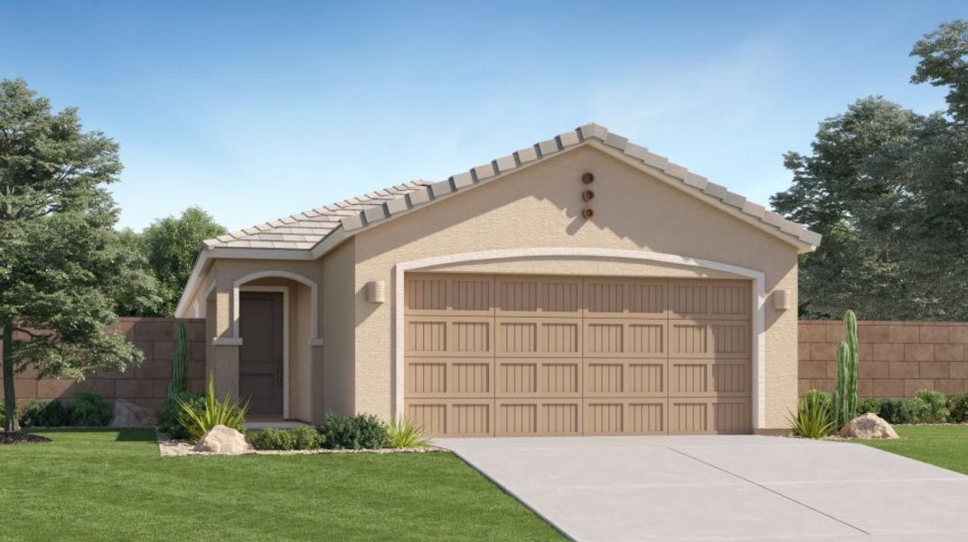 New construction Single-Family house 11958 E Sunflower Ln, Florence, AZ 85132 Lilac- photo