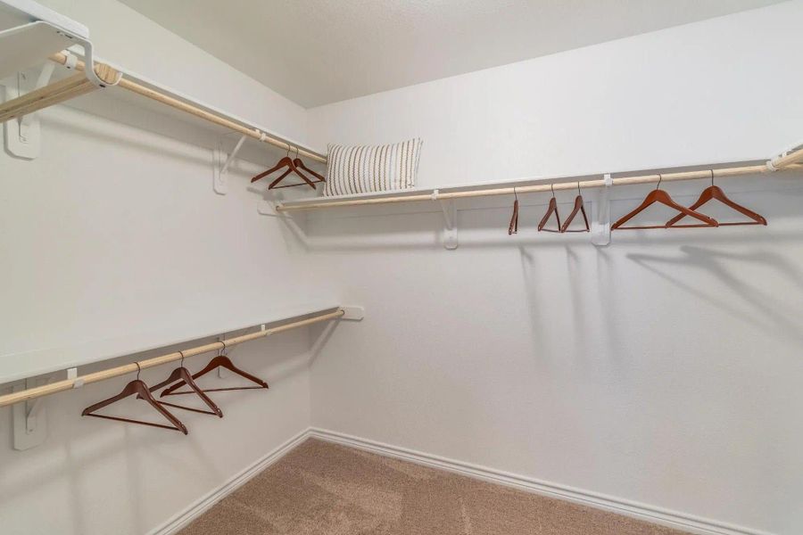 Primary Walk-In Closet | Concept 2379 at Abe's Landing in Granbury, TX by Landsea Homes