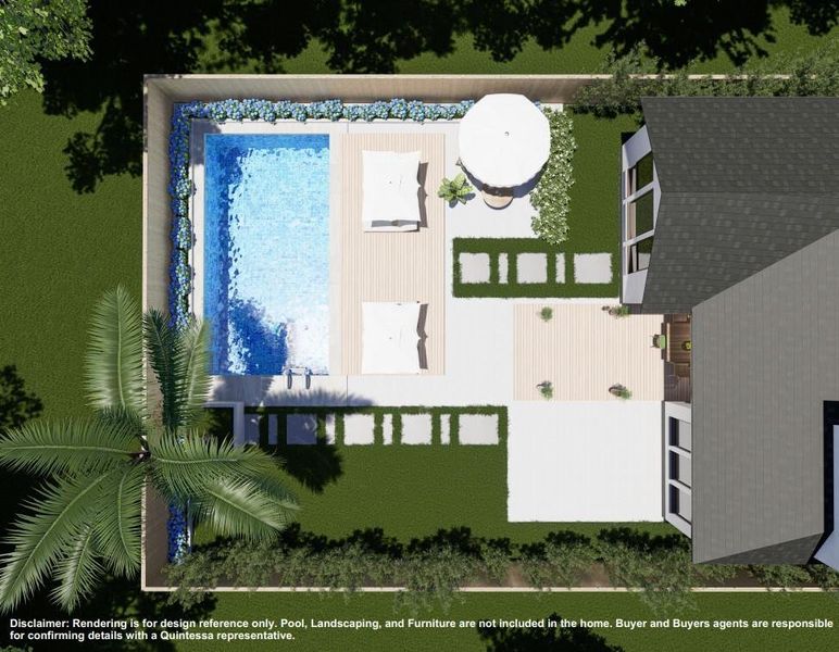 Artist Rendering of Backyard