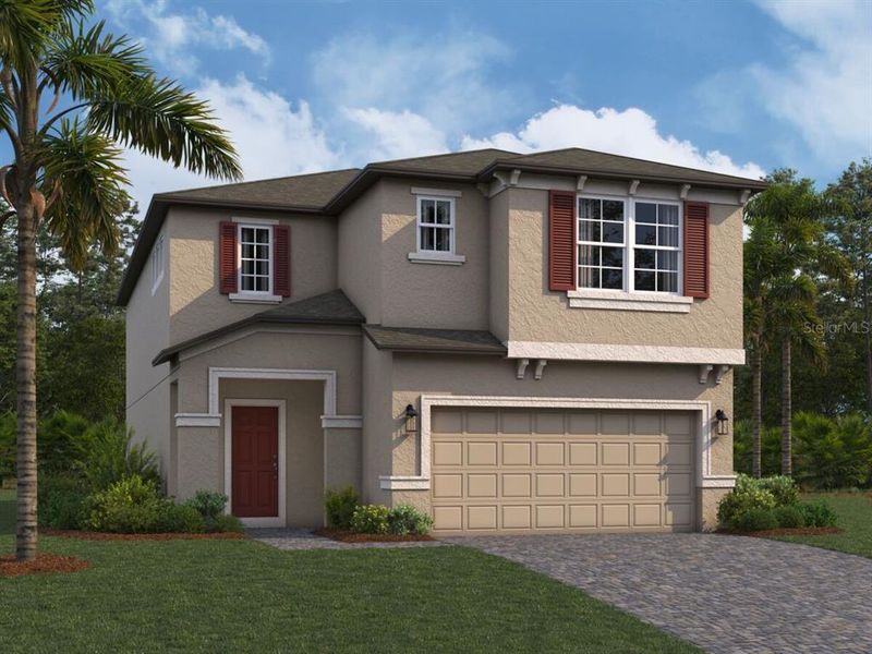 New construction Single-Family house 2881 Misty Marble Drive, Zephyrhills, FL 33540 Castellana- photo