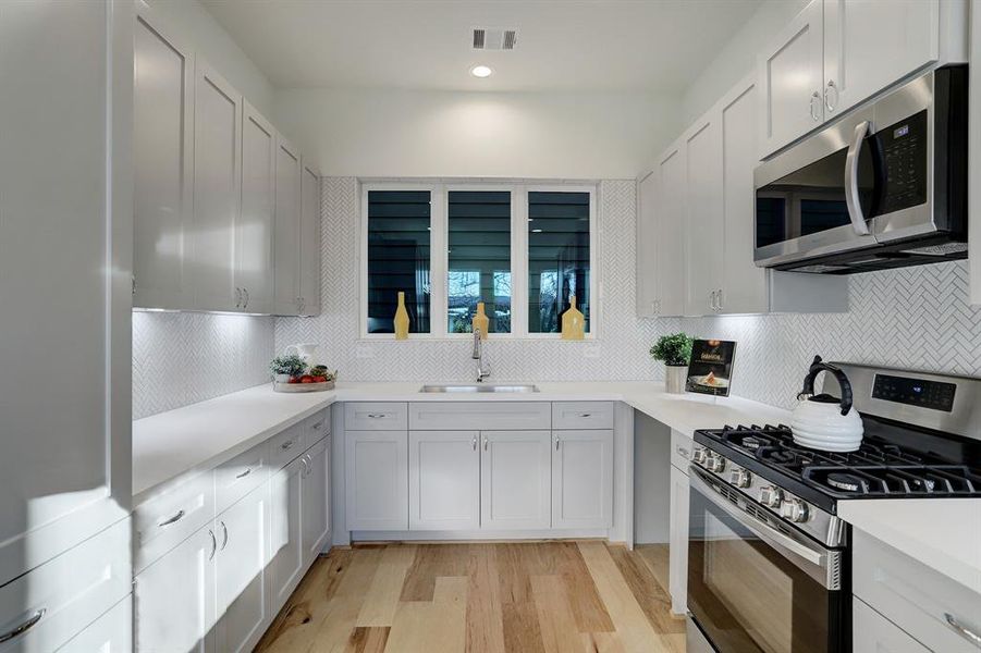 Choose your unit in the drywall stage and customize your kitchen!