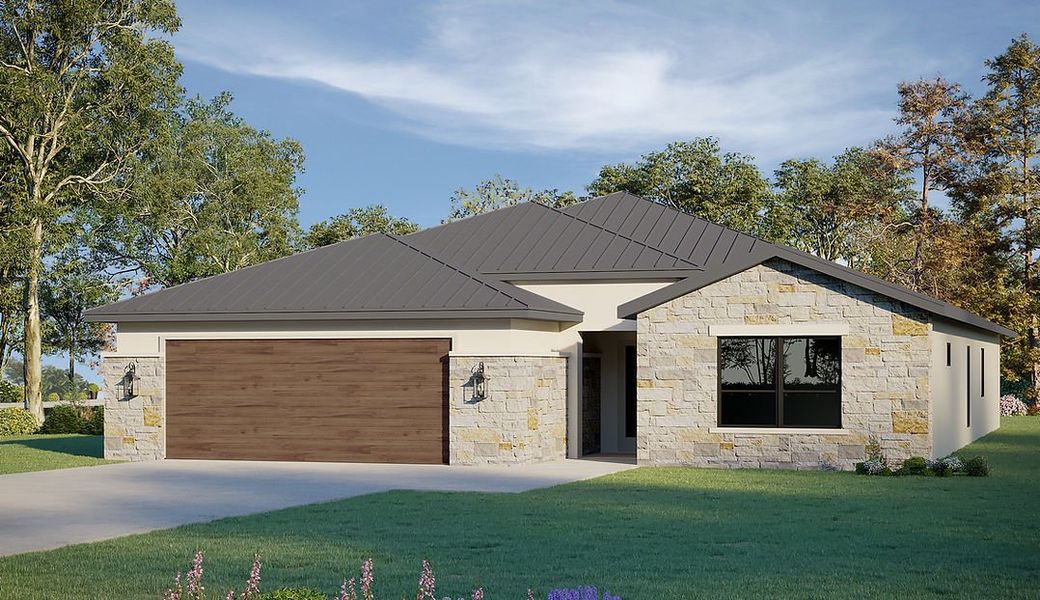 New construction Single-Family house The Cedar, 26612 Haynie Flat Road, Spicewood, TX 78669 - photo