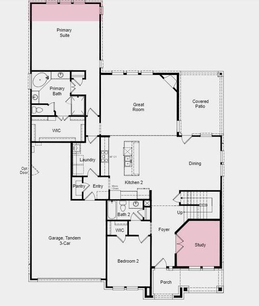Structural options added include: Media room, extended owners suite, mud set pan at primary suite, study and gourmet kitchen.