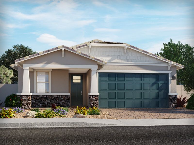 New construction Single-Family house 17663 W Jackson Street, Goodyear, AZ 85338 Mason- photo