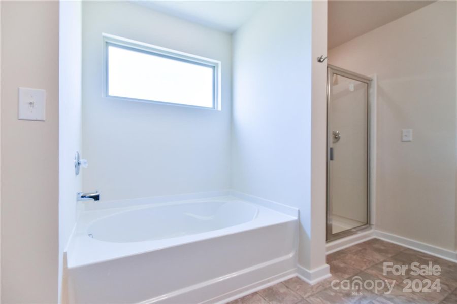 Digital Image Similar: Primary Bathroom Up, Separate Shower and Garden Tub