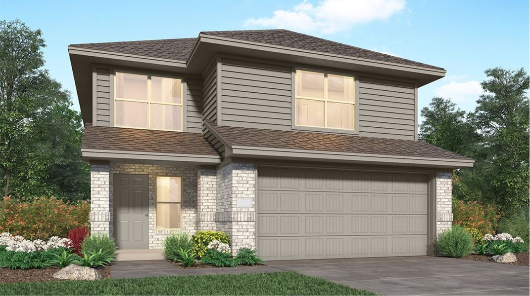 New construction Single-Family house Linden II, 23 Katy Hockley Road, Hockley, TX 77447 - photo