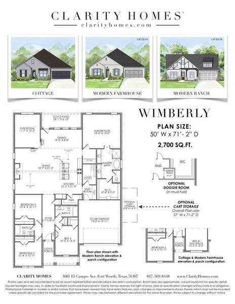 New construction Single-Family house Wimberly, East Furlong, Willow Park, TX 76087 - photo