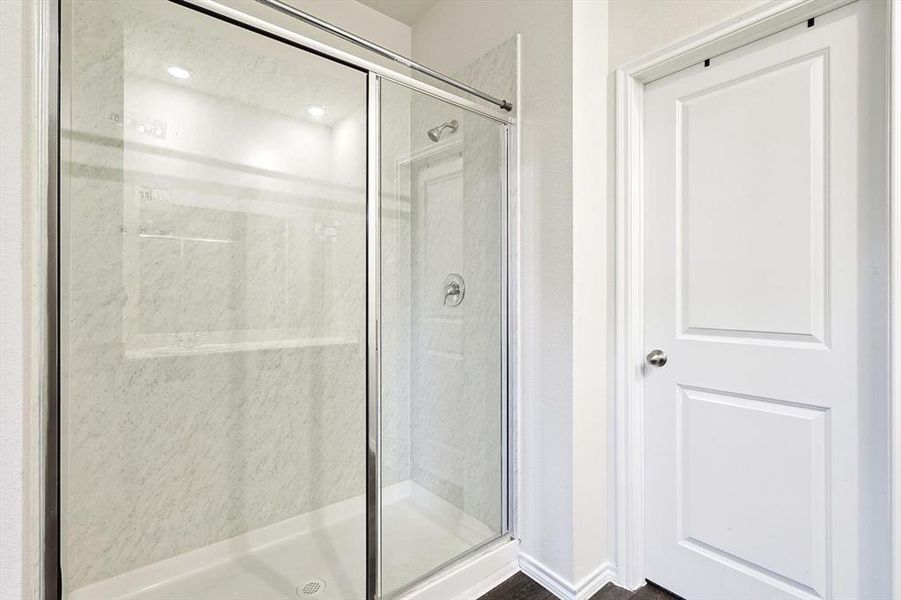 Bathroom with walk in shower