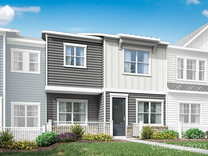 New construction Townhouse house 5806 Strathmore Court, Charlotte, NC 28215 Plan 3- photo