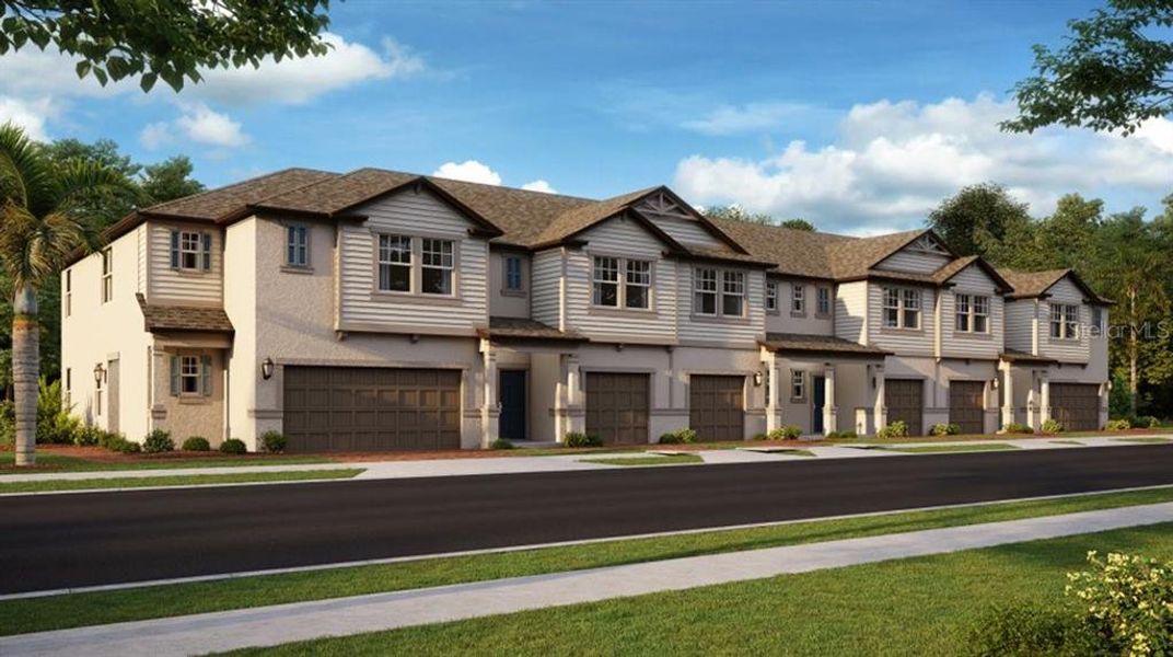 New construction Townhouse house 8899 Gallantree Place, Land O' Lakes, FL 34637 - photo