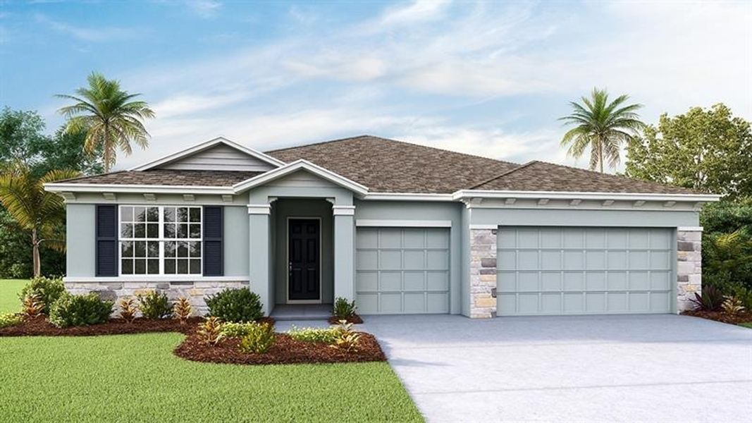 New construction Single-Family house 3907 Autumn Amber Drive, Spring Hill, FL 34609 - photo