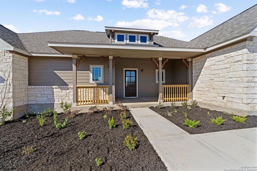 New construction Single-Family house 21017 Jordans Ranch Way, San Antonio, TX 78264 Madison- photo