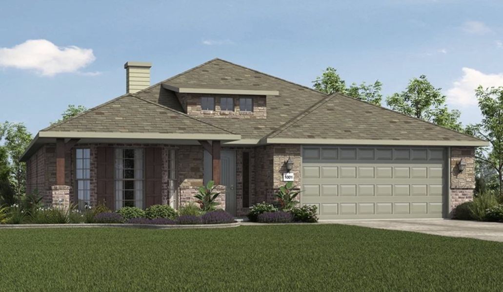 New construction Single-Family house The Highland, 618 Pikes Place, Sherman, TX 75092 - photo