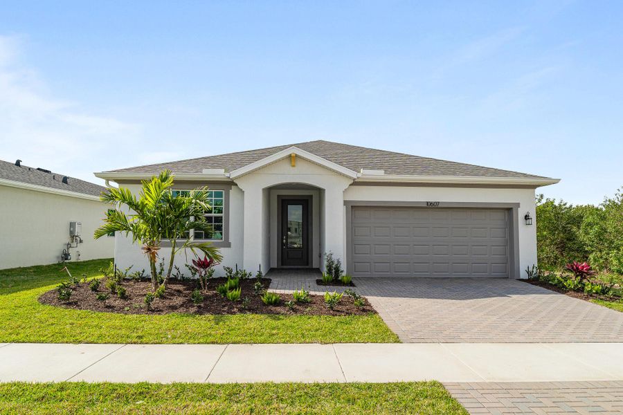 New construction Single-Family house 10607 Sw Orana Drive, Port Saint Lucie, FL 34987 Caledon- photo