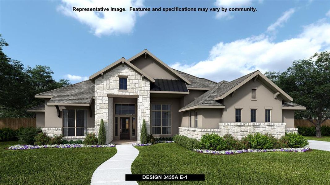 New construction Single-Family house Design 3435A, 331 Falcon Cove, San Antonio, TX 78253 - photo