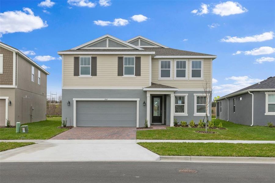 New construction Single-Family house 1957 Valencia Blossom Street, Clermont, FL 34711 Voyageur- photo