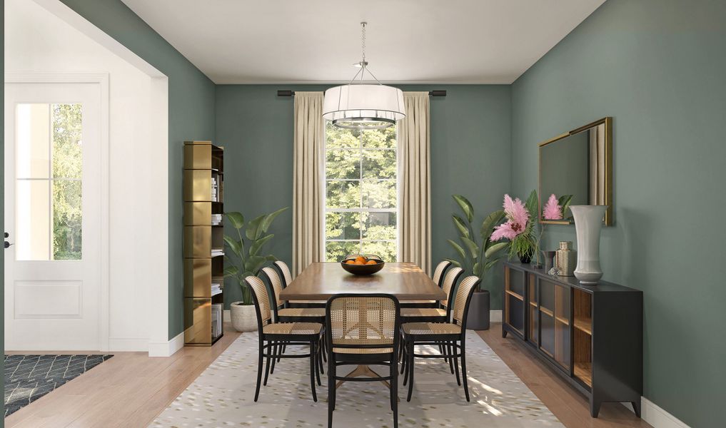 Elegant formal dining room