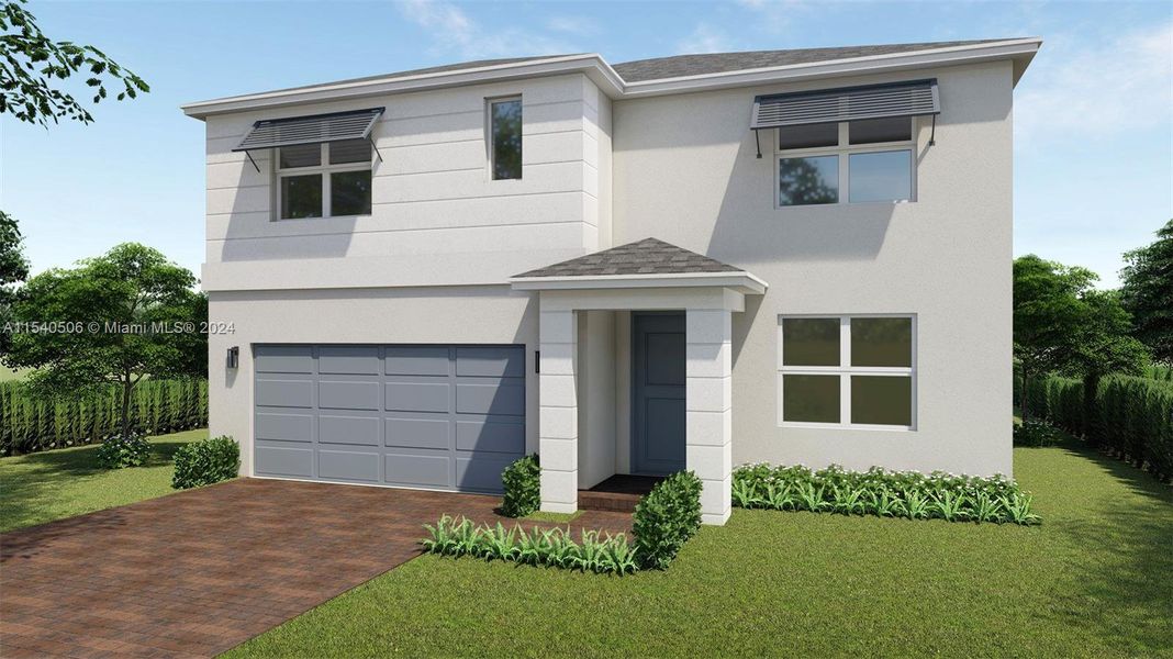 New construction Single-Family house 12981 Sw 266Th Terrace, Miami, FL 33032 Hayden- photo