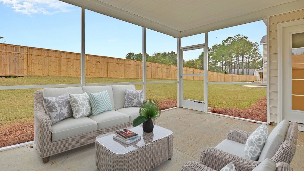 Bluffton Optional Screened Porch