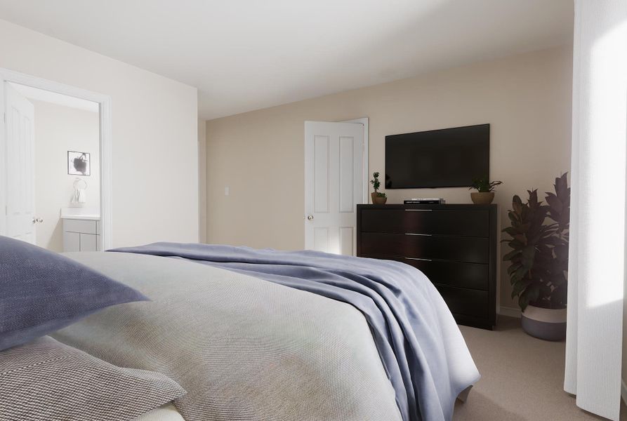 Owner's Bedroom - Acadia - Pintail Commons at Johnstown Village by Landsea Homes