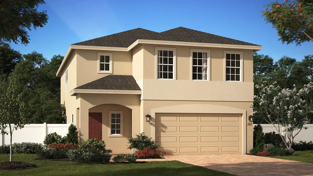 Elevation 1 | Sanibel | Eagletail Landings | New Homes In Leesburg, FL | Landsea Homes