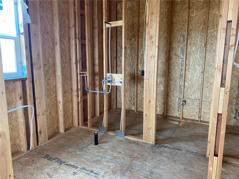 Master bath and closet