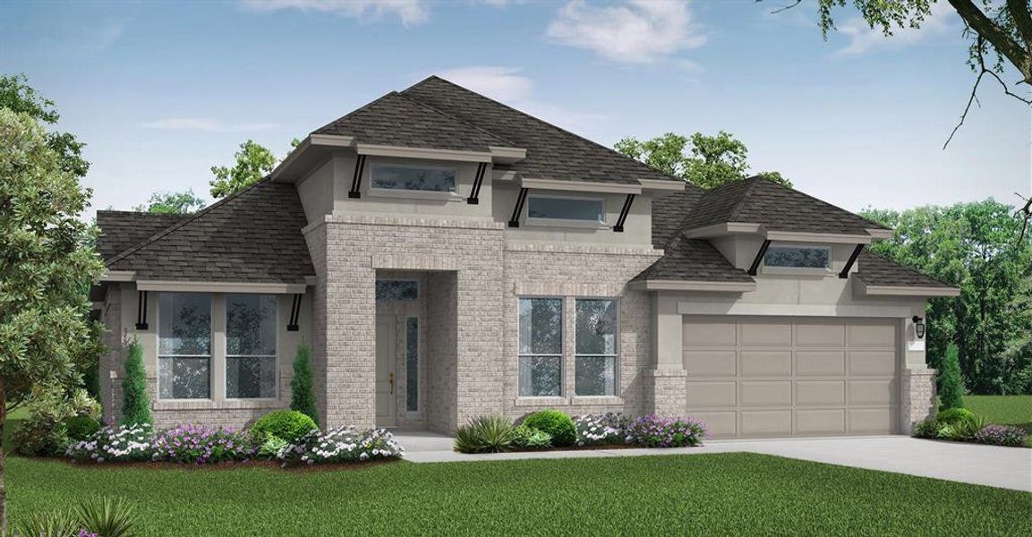 New construction Single-Family house 4530 Sandy Cove Drive, Manvel, TX 77578 Briggs (6491 B)- photo